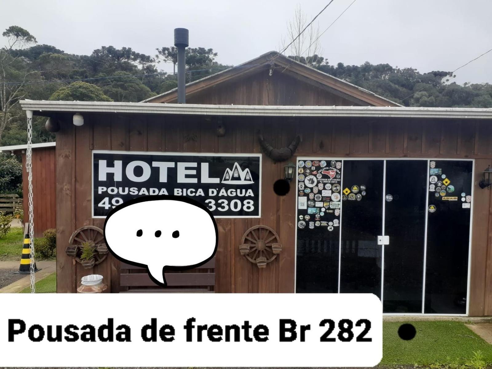 Pousada Bica D'Agua De Frente Br 282 Lages Bagian luar foto